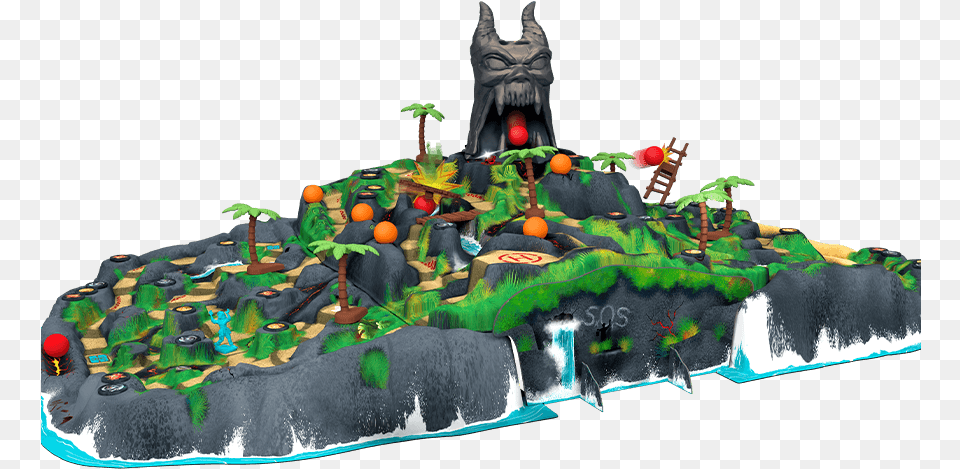 Fireball Island Curse Of Vul Kar Map, Water, Nature, Outdoors, Art Free Png