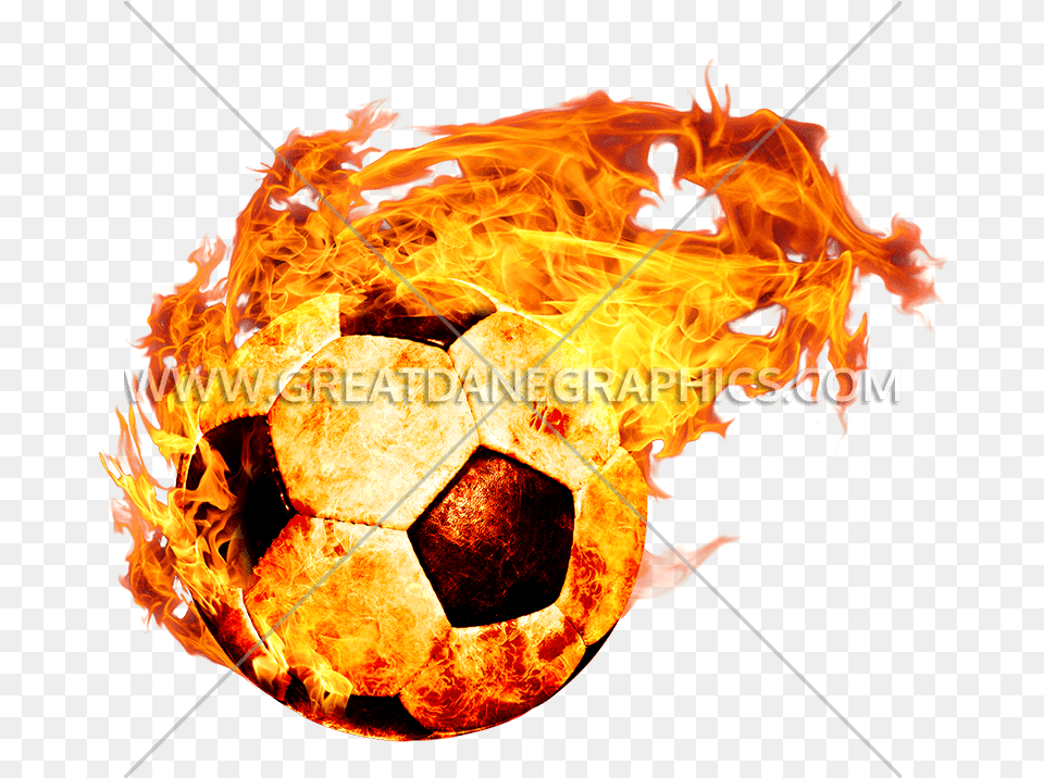 Fireball Soccer Basketball With Fire, Ball, Football, Soccer Ball, Sphere Png Image