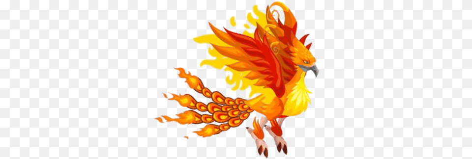 Firebird Drawing Flaming Bird Dragon Dragon City Png