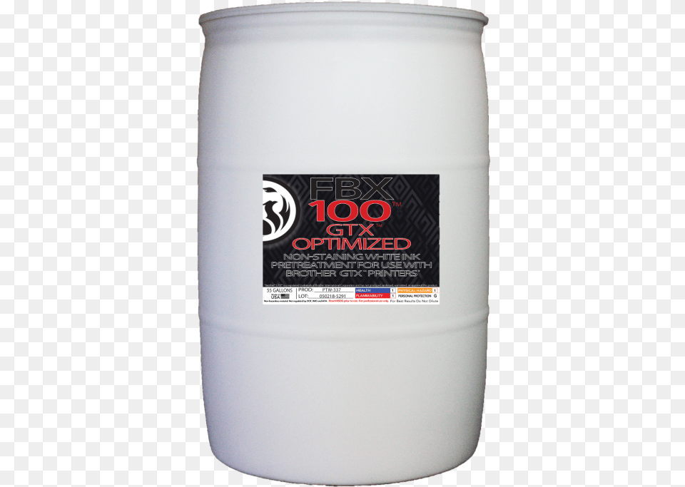 Firebird Gtx Optimized Pretreatment 55 Gallon Drum Acrylic Paint, Cup, Barrel Free Png Download