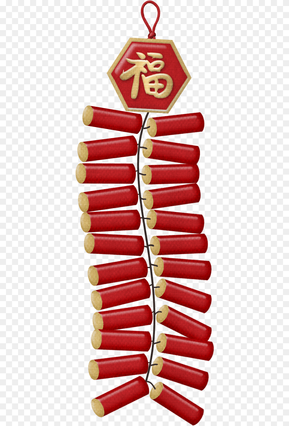 Firecracker Clipart Red Packet Chinese New Year Firecrackers Clipart, Dynamite, Weapon Png Image