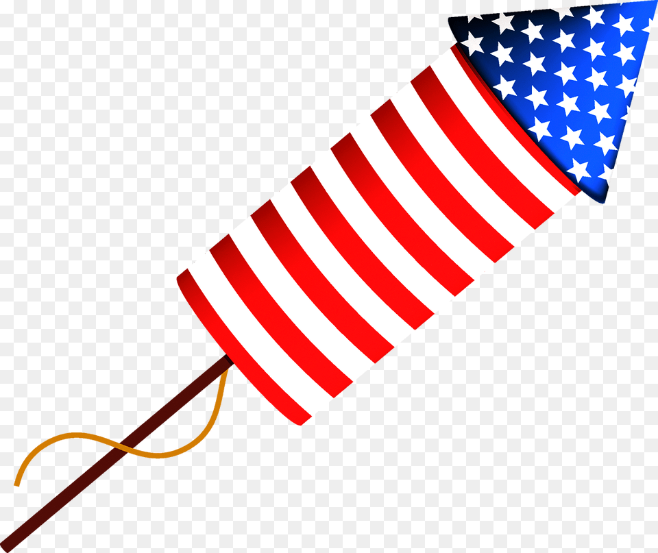 Firecracker Fireworks Independence Day Flag Of The Usa Independence Day Clipart Fireworks, American Flag, Dynamite, Weapon Free Png