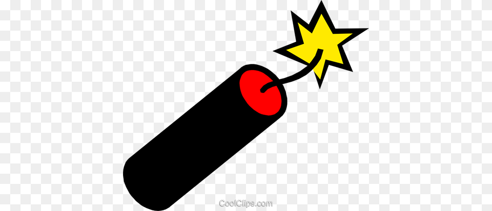 Firecracker Royalty Vector Clip Art Illustration, Dynamite, Weapon Free Transparent Png
