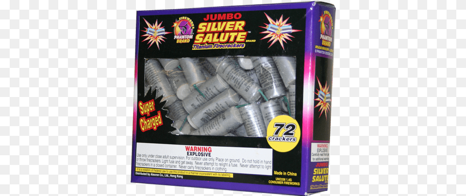 Firecrackers Silver Salute Ammunition, Dynamite, Weapon Free Png Download