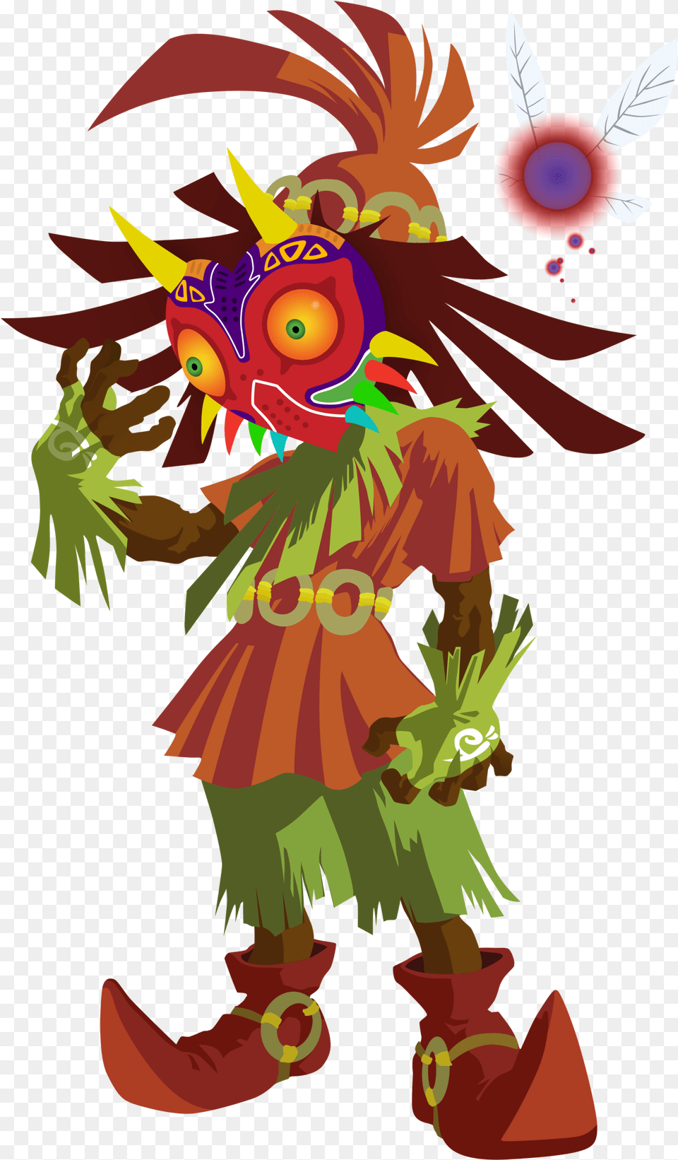 Firedragonmatty Skull Kid Vector Zelda Majora39s Mask Skull Kid, Art, Graphics, Clothing, Costume Free Png Download