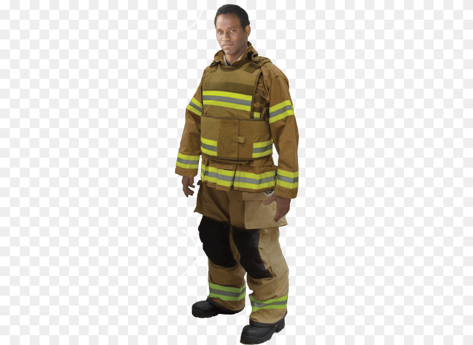 Firefighter, Clothing, Coat, Jacket, Adult Free Png
