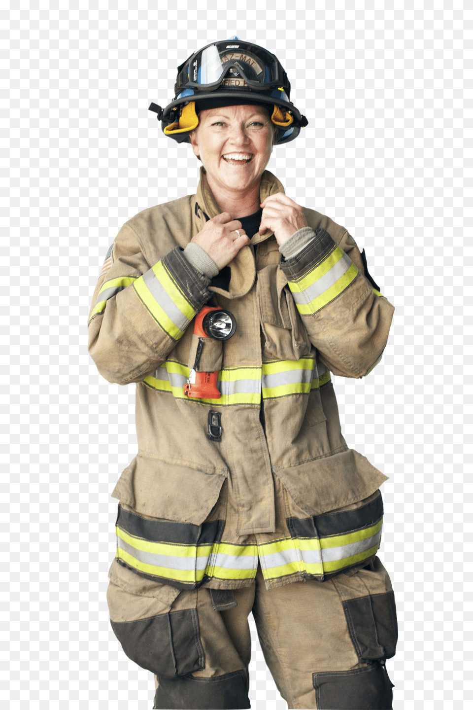 Firefighter, Helmet, Adult, Male, Man Free Png