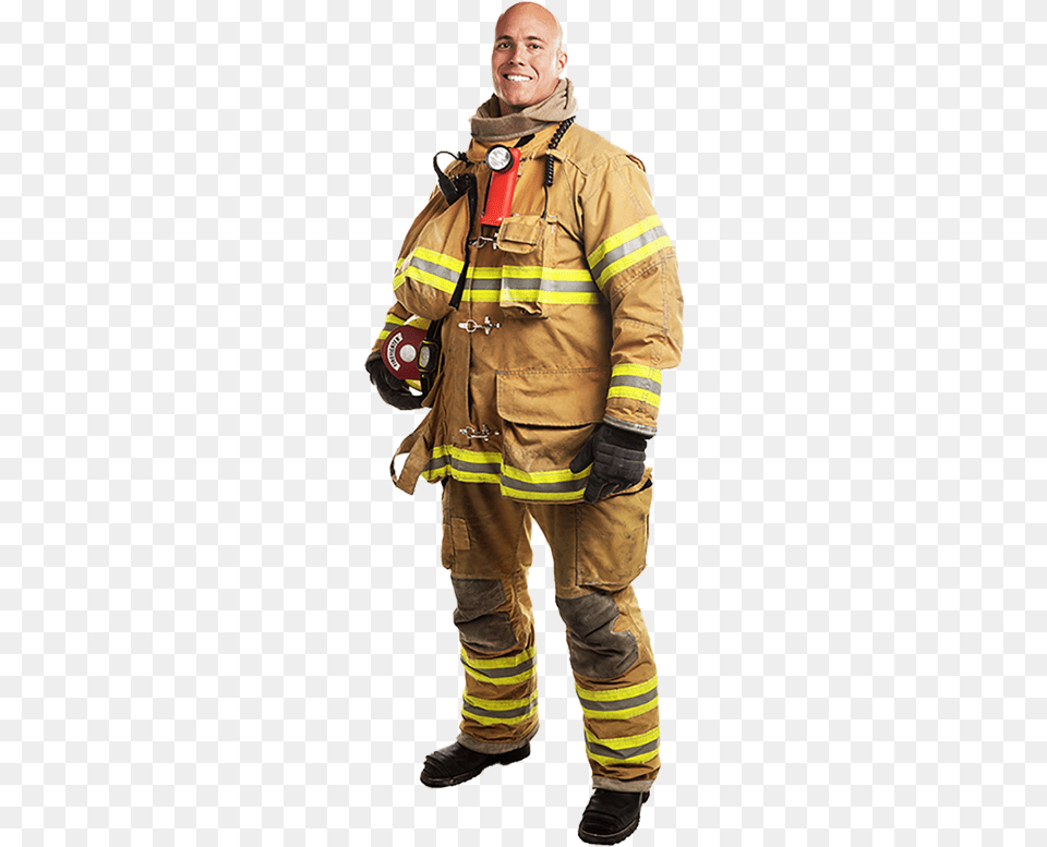 Firefighter, Adult, Male, Man, Person Png Image