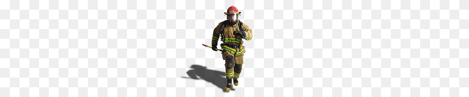 Firefighter, Adult, Male, Man, Person Free Png Download