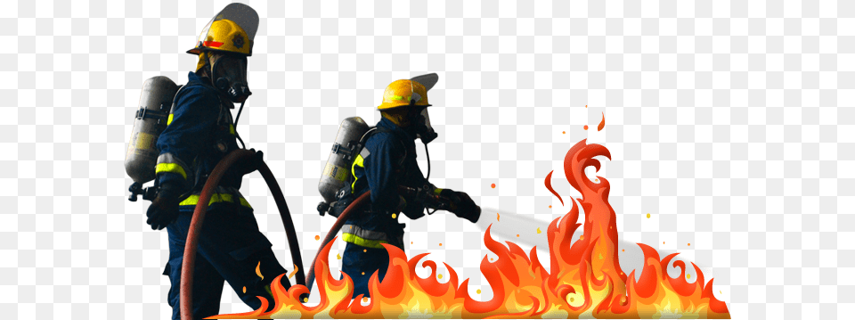 Firefighter, Adult, Male, Man, Person Free Png Download