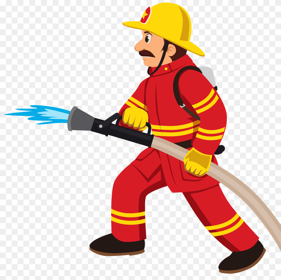Firefighter And Fire Truck Clip Art, Worker, Sport, Hockey, Ice Hockey Free Png Download