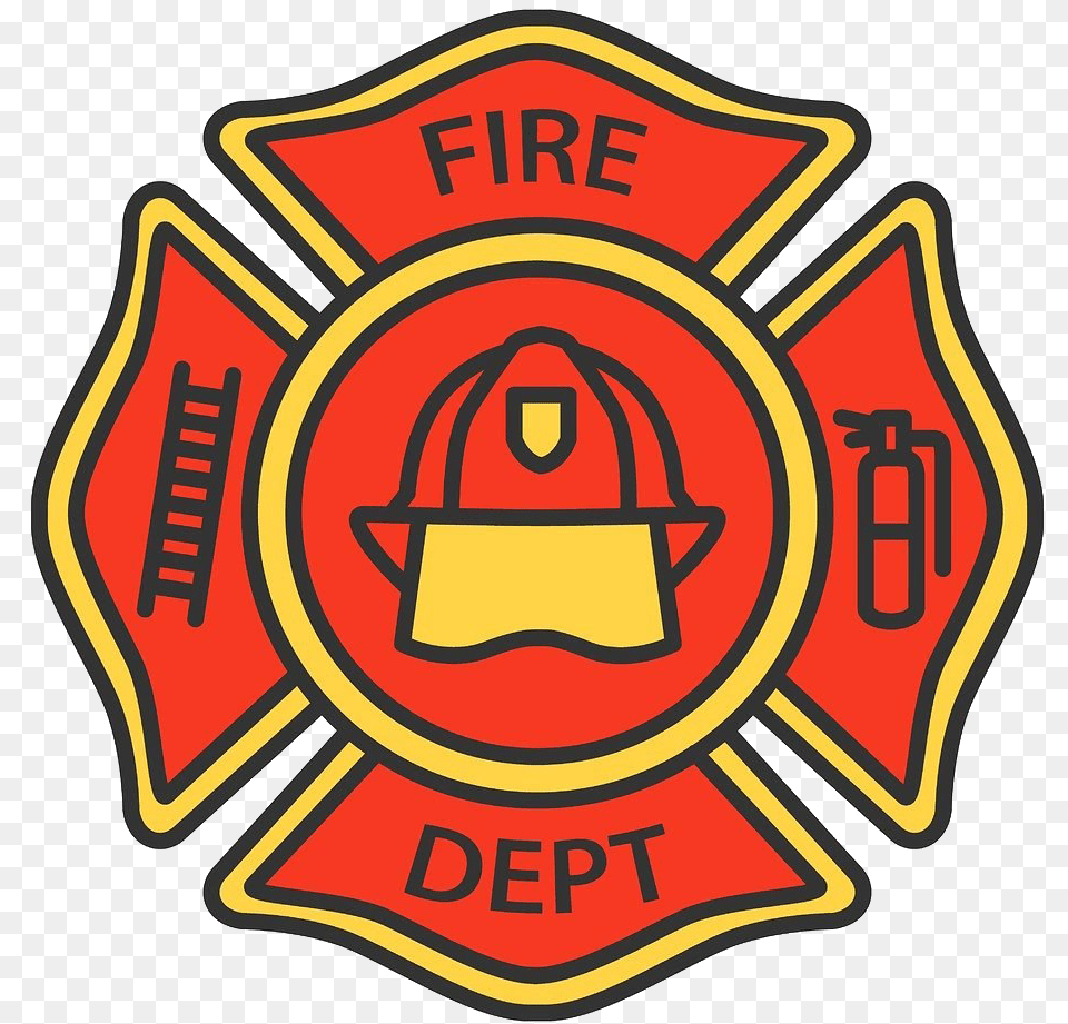Firefighter Badge Picture Fire Badge, Logo, Symbol, Emblem, Dynamite Free Transparent Png