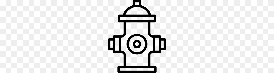 Firefighter Buildings Protection Fire Hydrant Water Icon, Gray Png