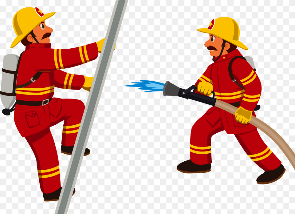 Firefighter Cartoon Fire Department Clip Art, Person, Worker, Face, Head Free Png