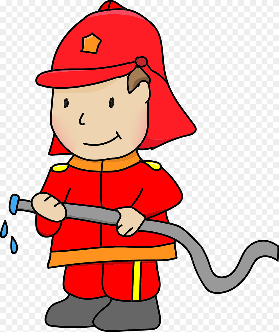 Firefighter Clipart, Baby, Person, Face, Head Free Transparent Png