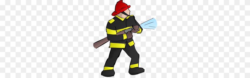 Firefighter Clipart Black And White, Person, Worker, Baby, People Free Png