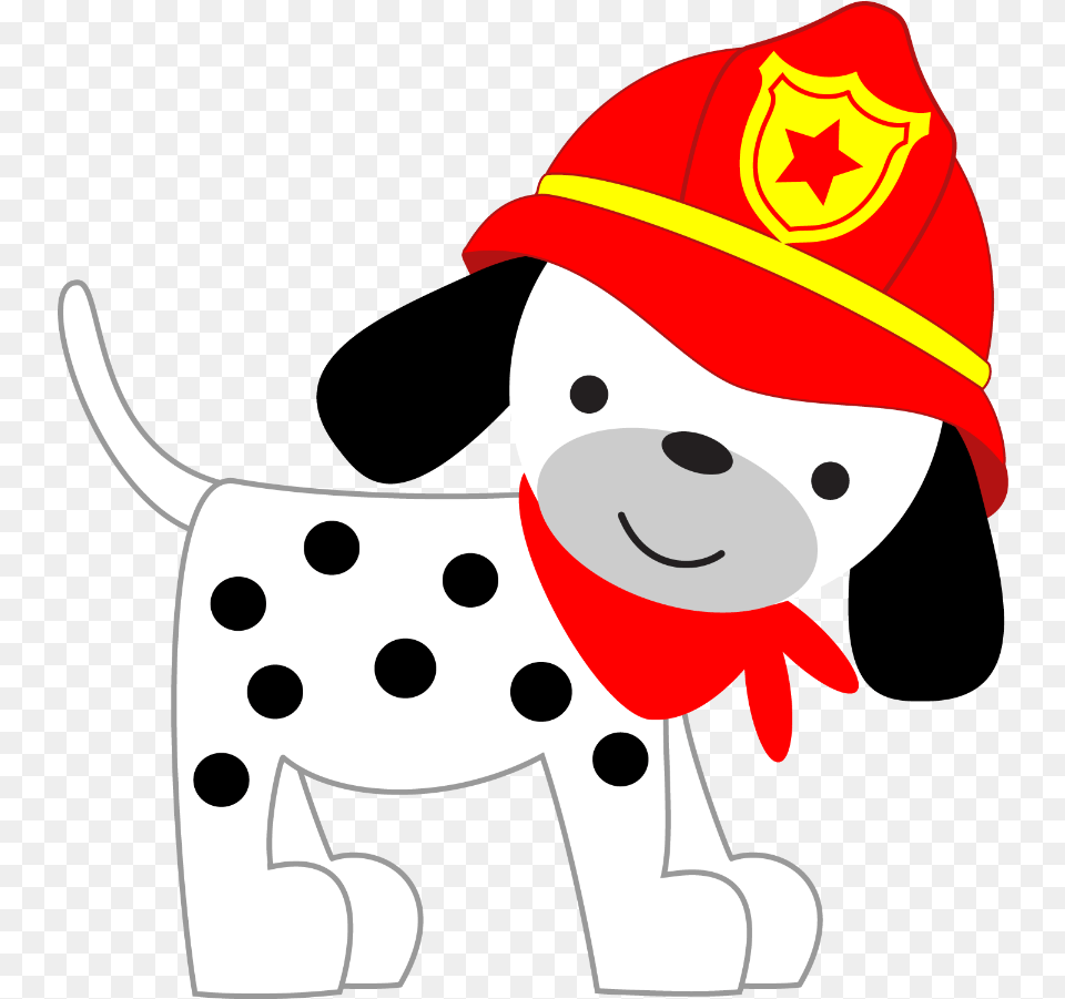 Firefighter Clipart Dalmatian Dalmatian Fire Dog Clipart, Clothing, Hat, Animal, Snowman Png