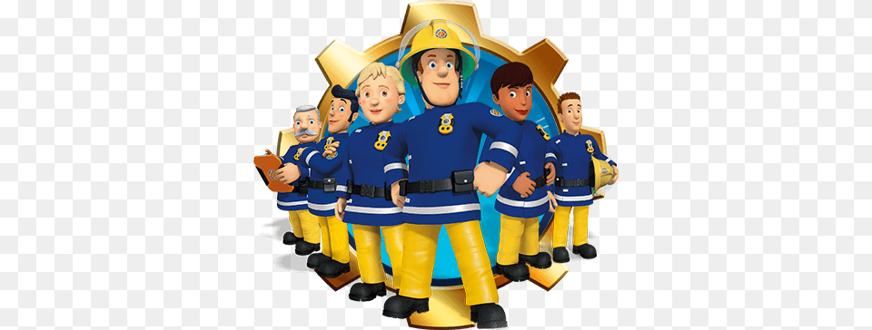 Firefighter Clipart Sam Fireman Sam, Person, People, Crowd, Clothing Png