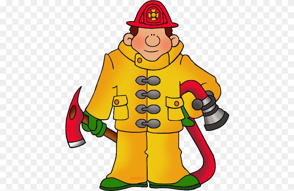 Firefighter Clipart Teacher Fireman Clipart, Clothing, Coat, Baby, Person Png Image