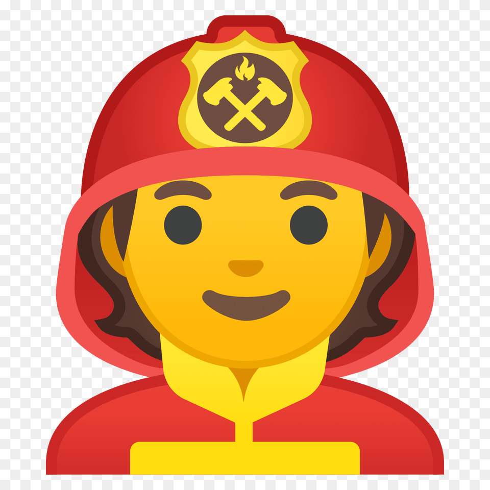 Firefighter Emoji Clipart, Helmet, Face, Head, Person Free Png