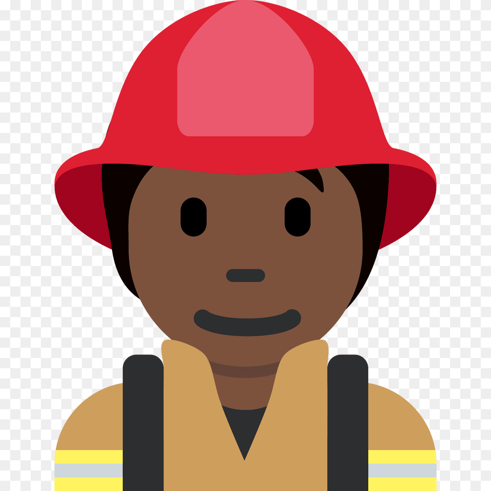 Firefighter Emoji Clipart, Clothing, Hardhat, Helmet, Baby Free Transparent Png