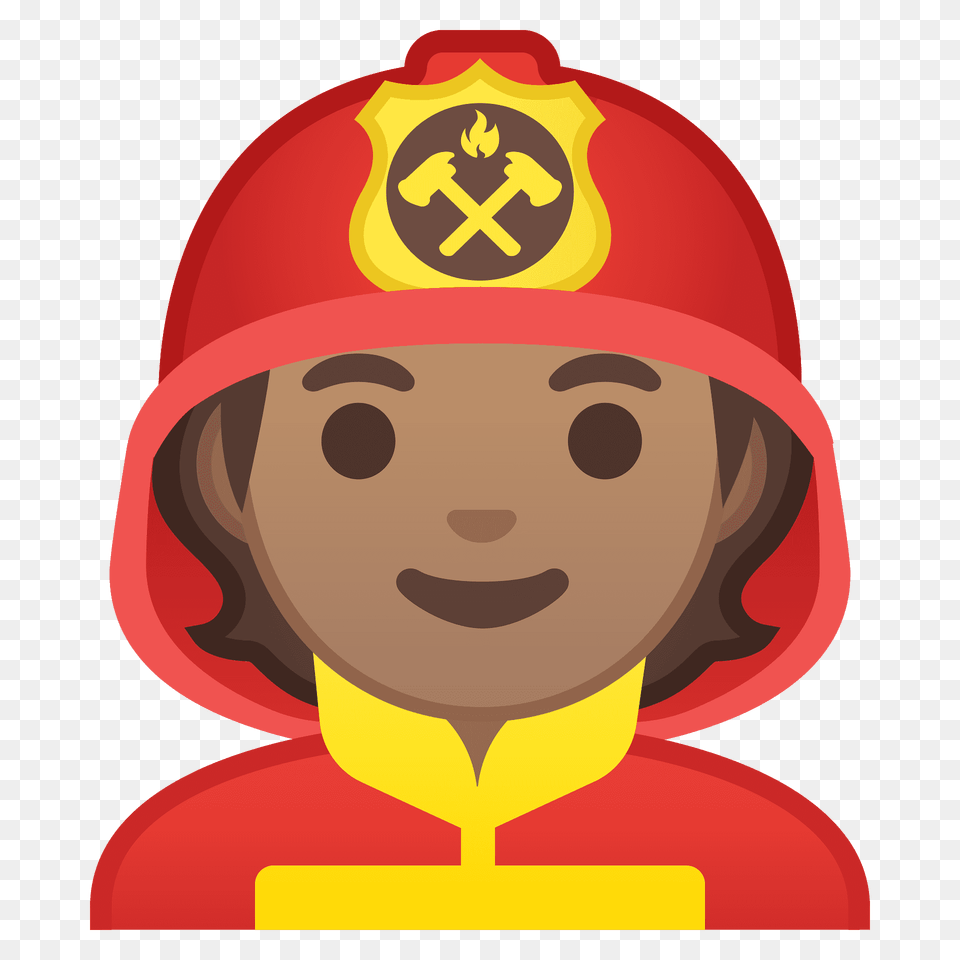 Firefighter Emoji Clipart, Helmet, Face, Head, Person Png
