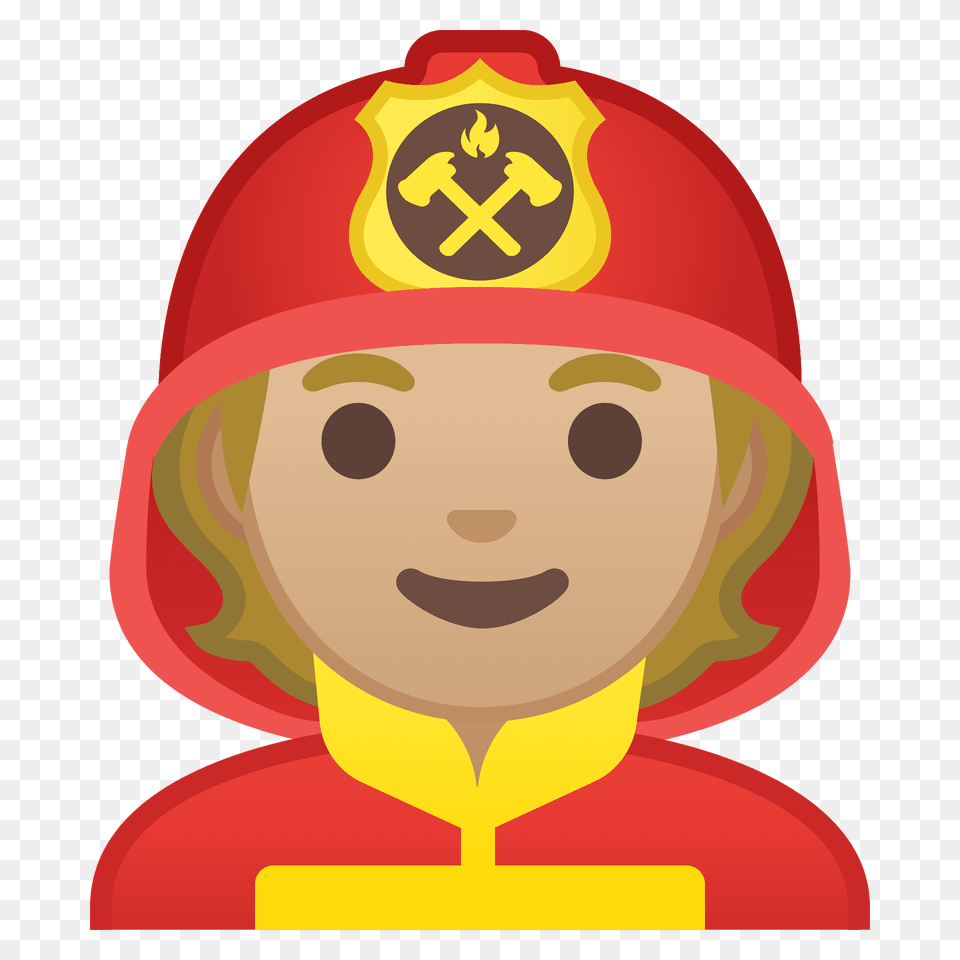 Firefighter Emoji Clipart, Face, Head, Person, Baby Free Png