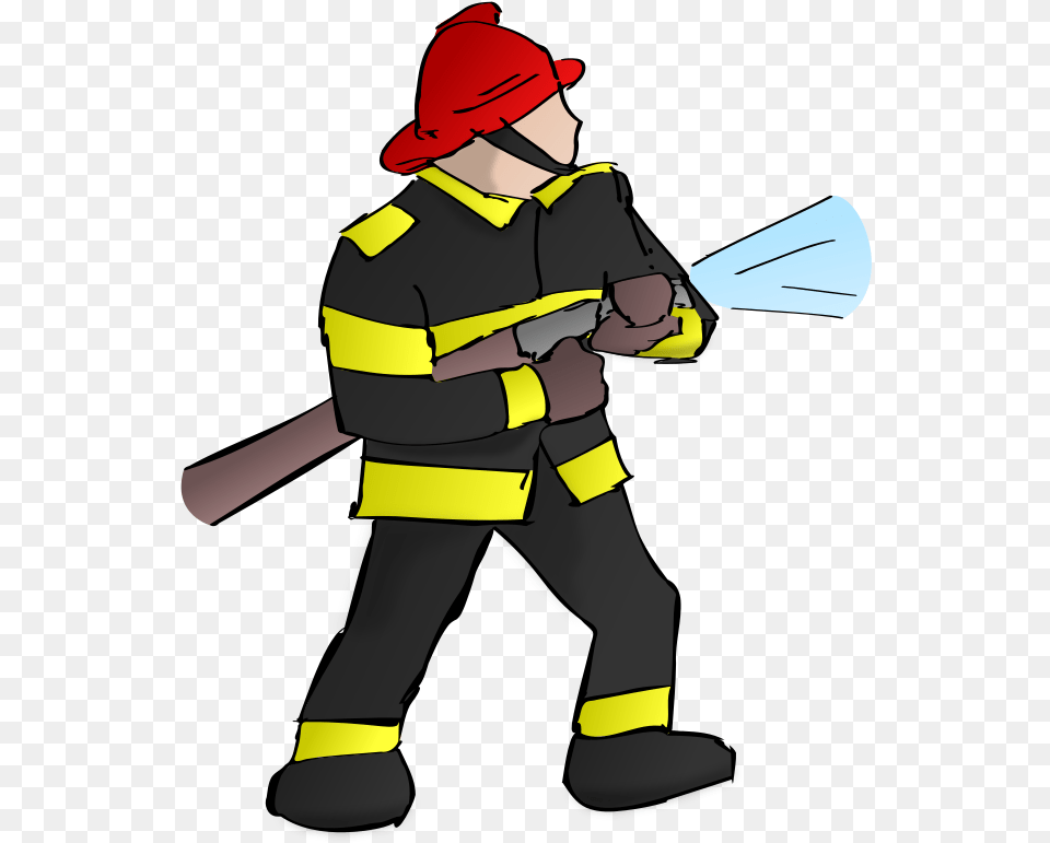 Firefighter Fire Fireman Hose Rescue Water Helmet Firefighter Clipart, People, Person, Baby, Worker Png