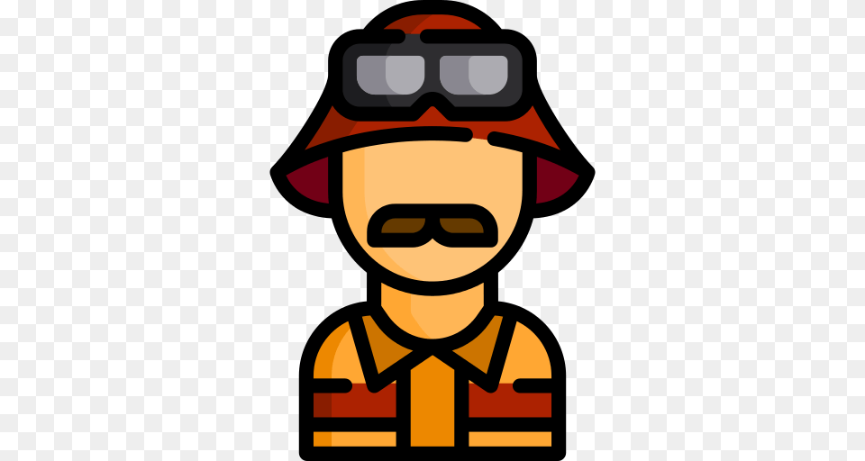 Firefighter Icon, Photography, Person, Clothing, Face Free Transparent Png