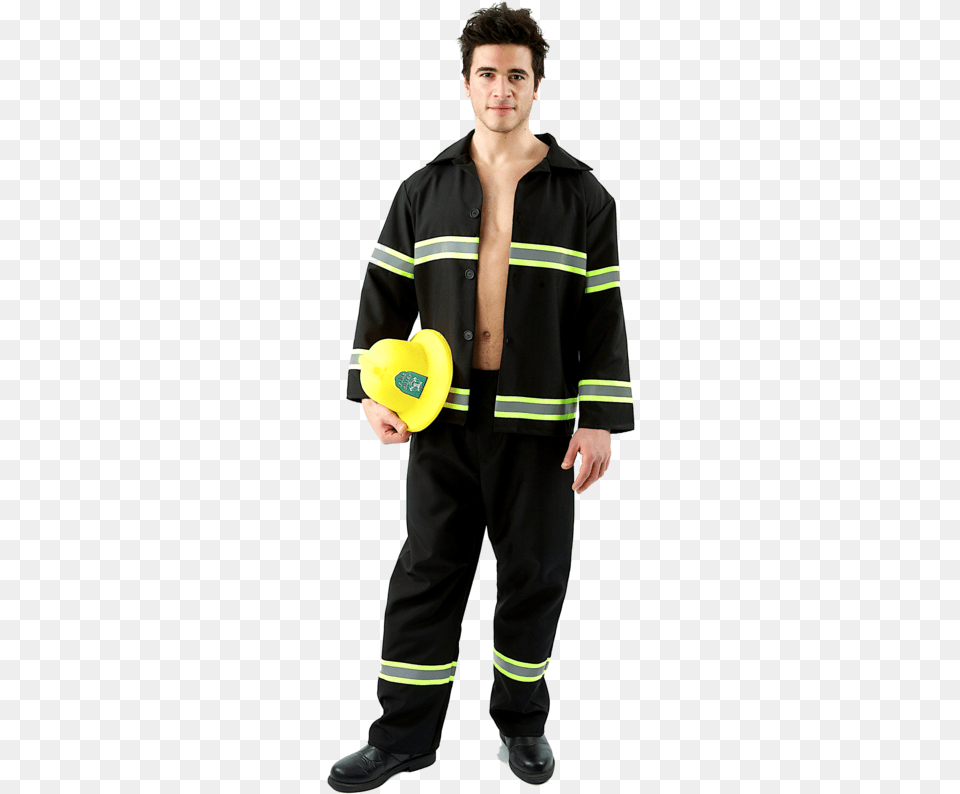 Firefighter Images Transparent Fireman Costume, Clothing, Shirt, Boy, Male Free Png