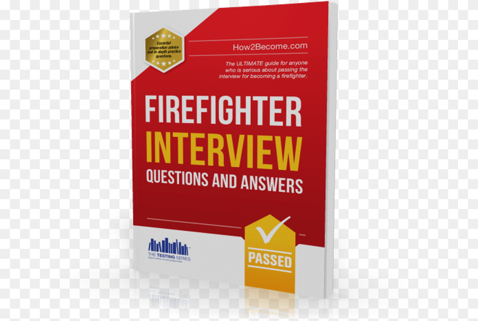 Firefighter Interview Questions Amp Answers Workbook Firefighter Interview Questions And Answers Book, Advertisement, Poster Free Transparent Png