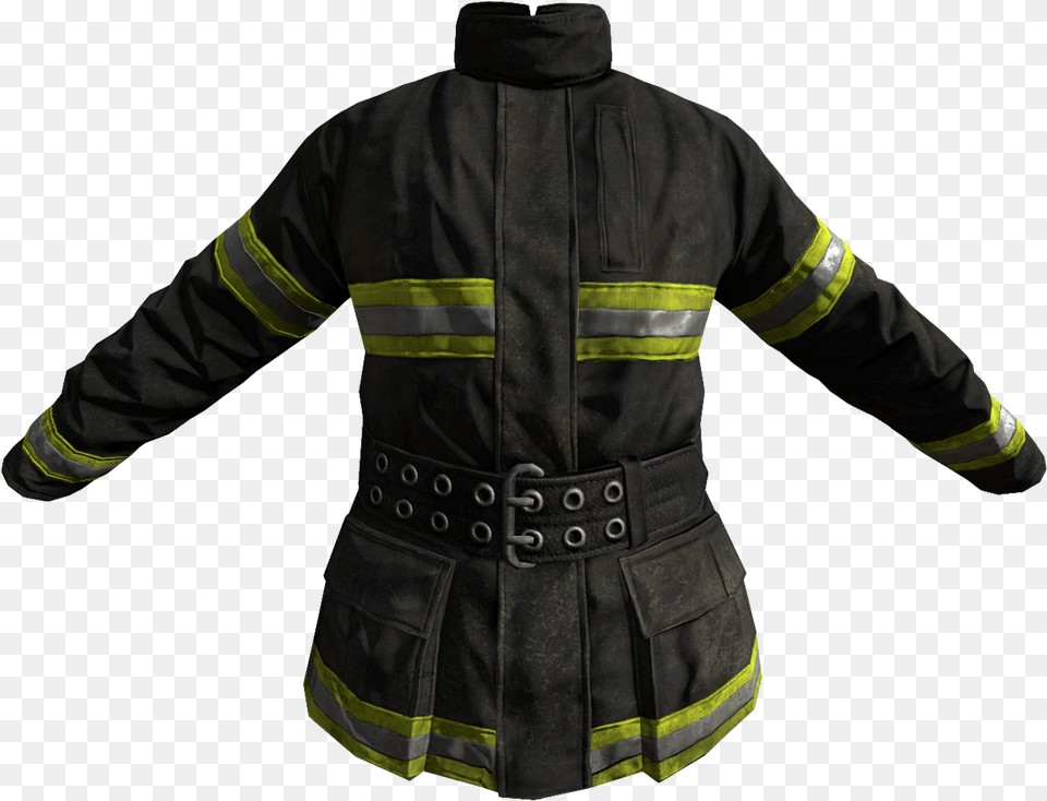 Firefighter Jacket Jacket, Clothing, Coat, Long Sleeve, Sleeve Png