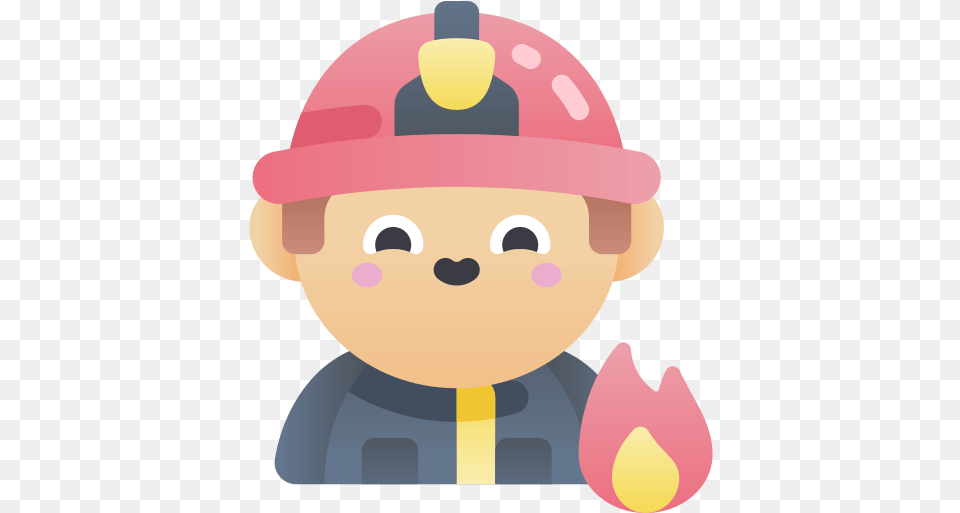 Firefighter People Icons Happy, Baby, Person, Face, Head Png