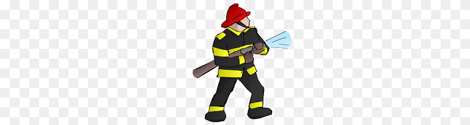 Firefighter With Hose, People, Person, Baby, Worker Png