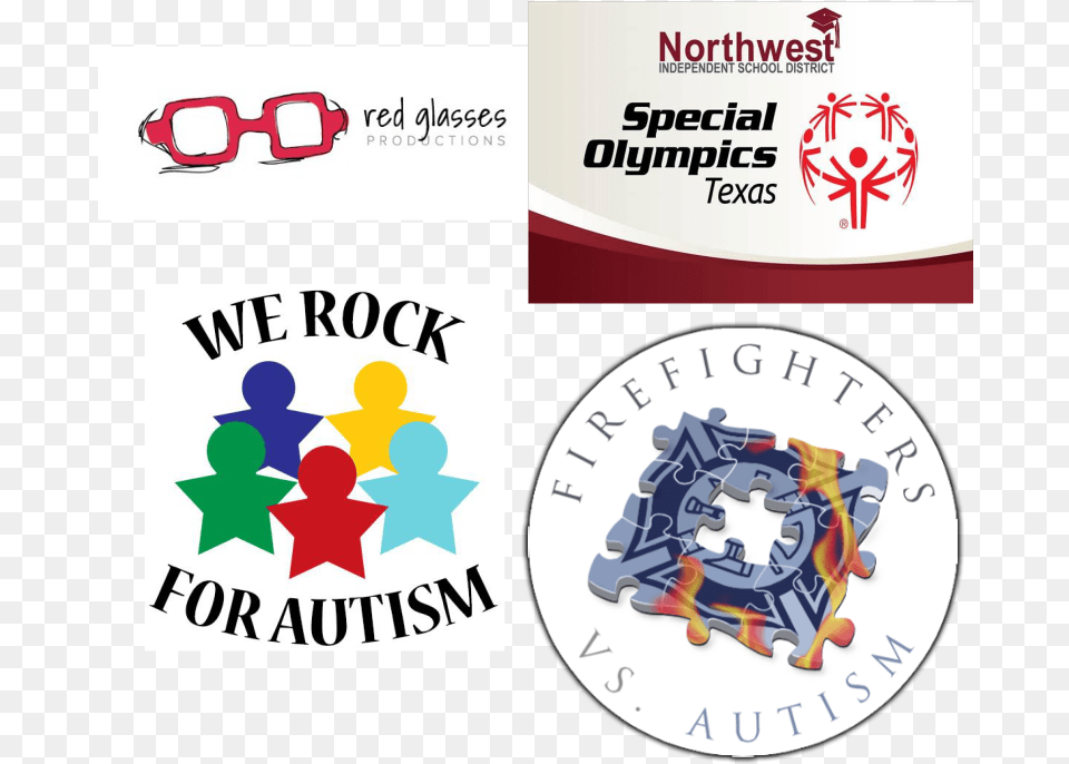 Firefighters Vs Autism Download Rock For Autism, Accessories, Sunglasses, Logo, Advertisement Png Image