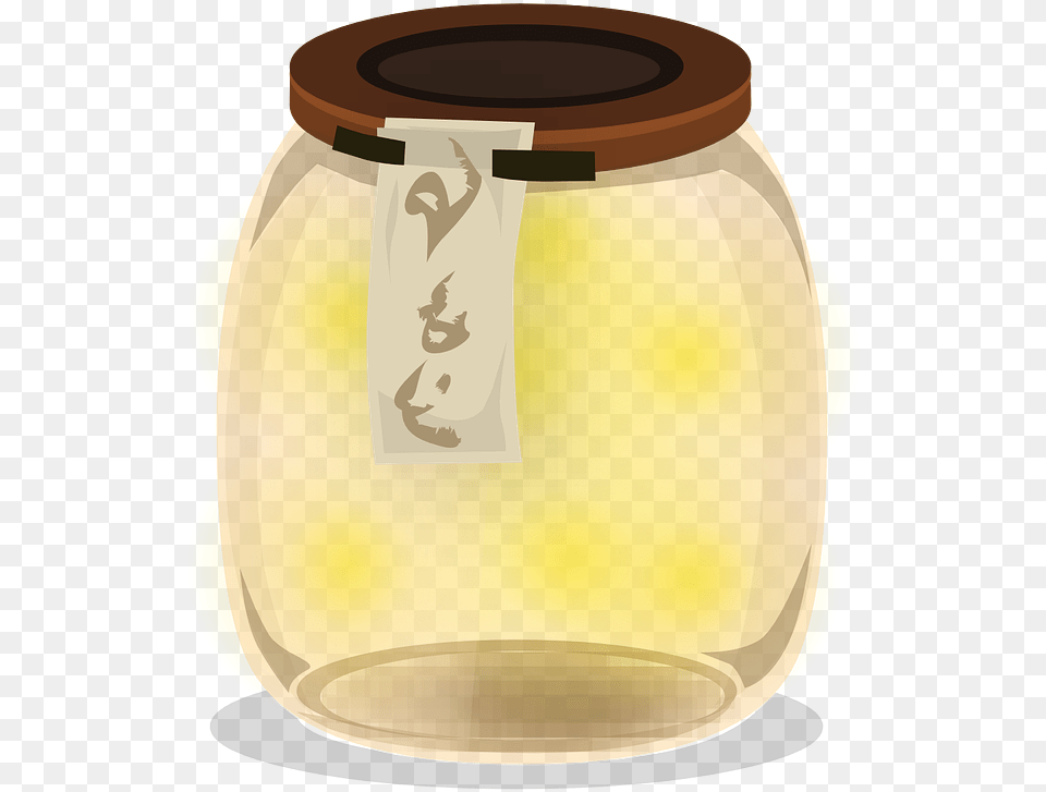 Fireflies In A Jar, Food, Honey Free Png Download