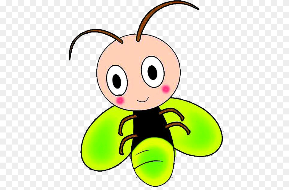 Firefly Butterfly Animation Cartoon Fruit Fire Fly Clipart, Animal, Wasp, Invertebrate, Insect Png Image