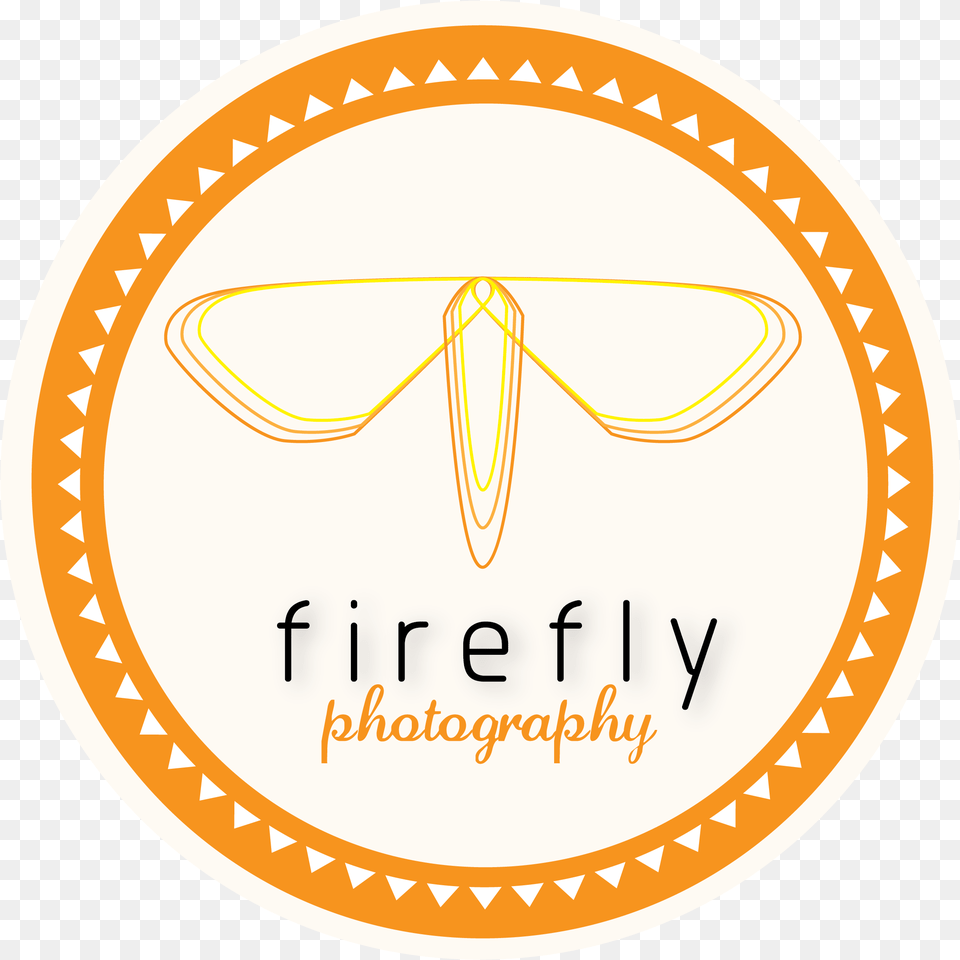 Firefly Photography Logo Birthday Studio Photography Singapore, Gold, Disk Png Image