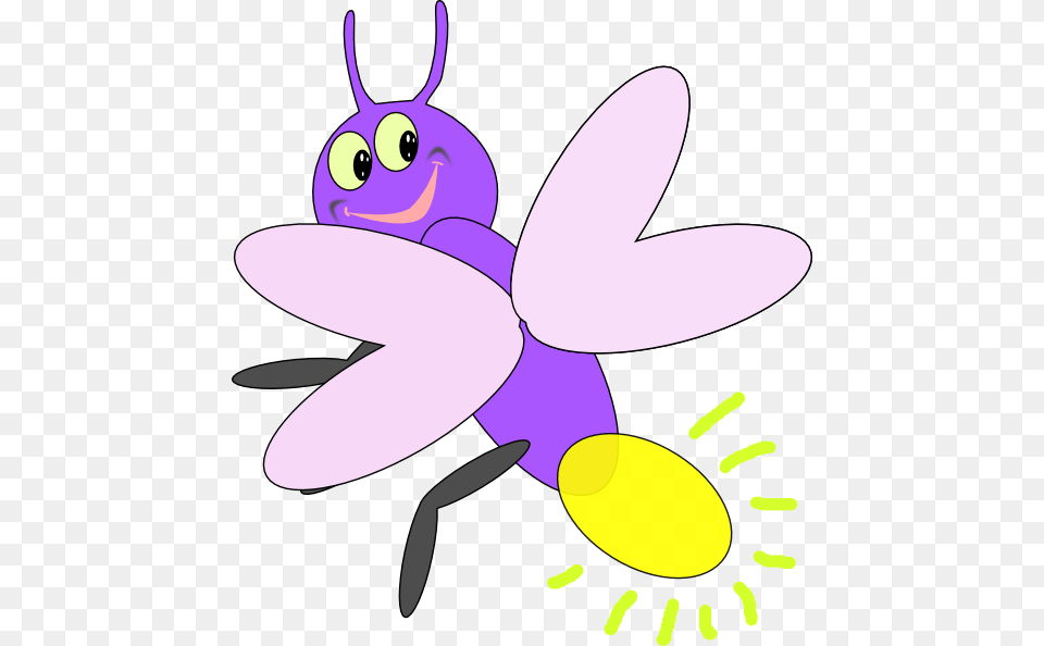 Firefly Picture Lightning Bug Clip Art, Animal, Purple, Mammal, Rat Free Png Download
