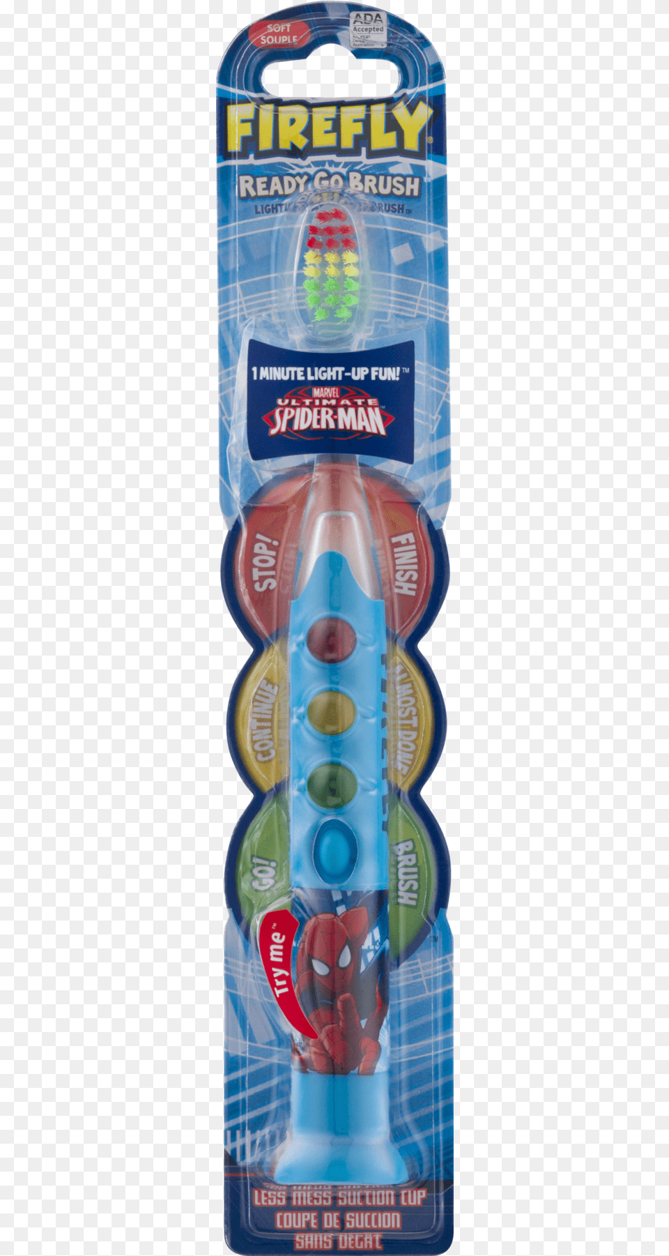 Firefly Ready Go Brush Marvel Ultimate Spider Man Soft, Device, Tool, Toothbrush Png Image