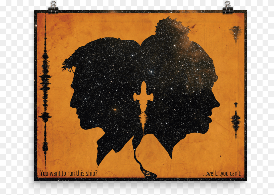 Firefly Serenity Inspired You Want To Run This Ship Creative Arts, Silhouette, Person, Art, Painting Free Png Download