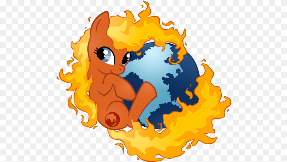 Firefox Pony Clipart Download Browser Pony, Fire, Flame, Baby, Person Free Png