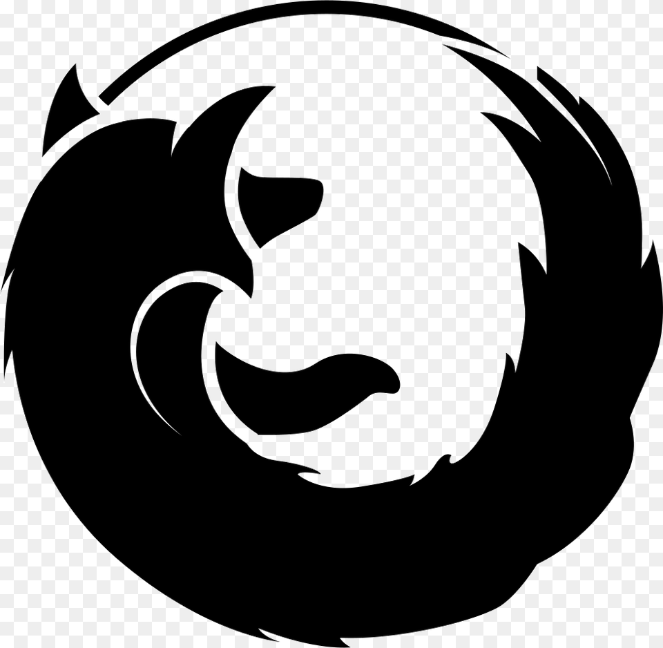 Firefox Svg Icon, Stencil, Logo, Ammunition, Grenade Free Png