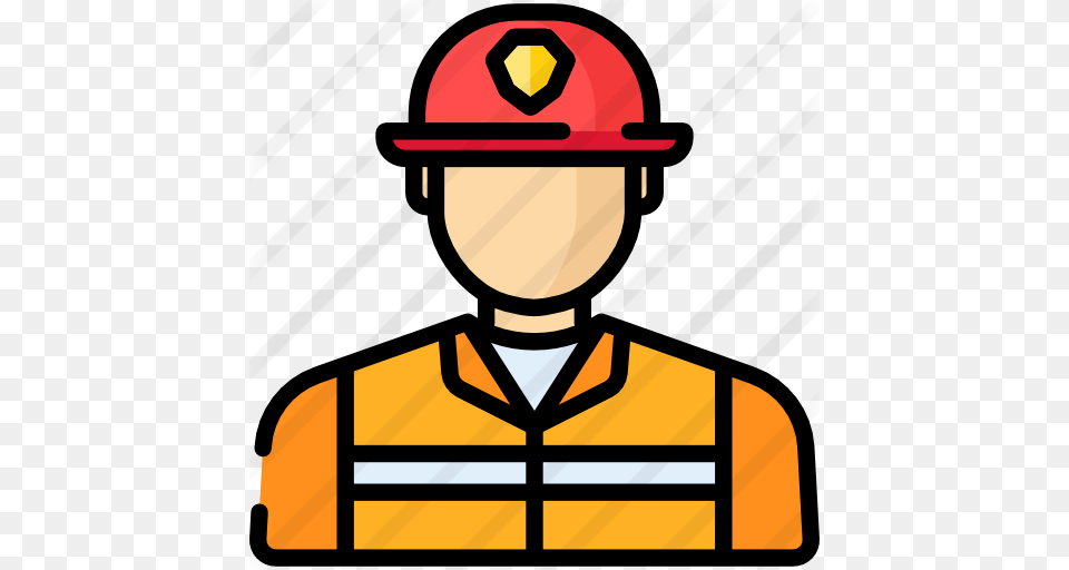 Fireman, Clothing, Hardhat, Helmet, Person Free Png Download