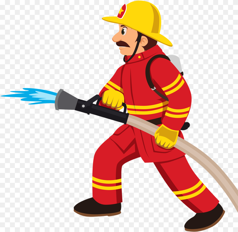 Fireman Clipart, Person, Worker, Face, Head Free Png