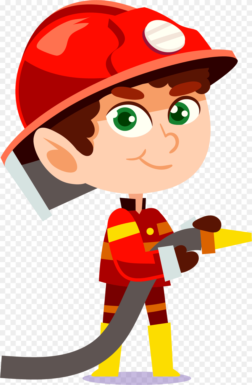 Fireman Clipart Figther Fireman Figther Transparent Baby, Person, Helmet, Clothing Free Png Download