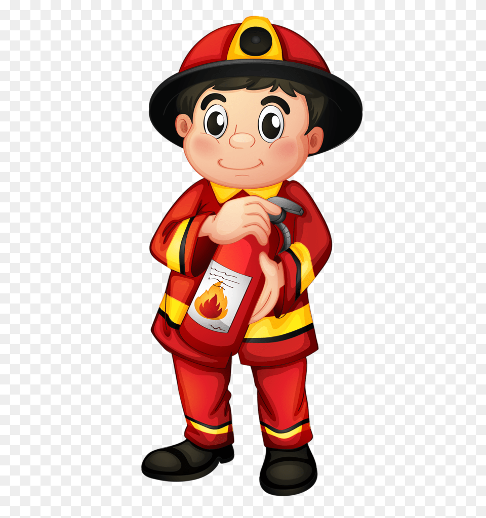 Fireman Clipart Image, Baby, Person Png
