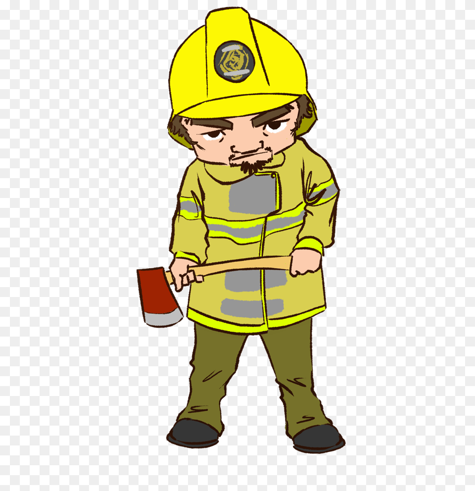 Fireman Cliparts, Person, Worker, Baby, Clothing Free Png Download