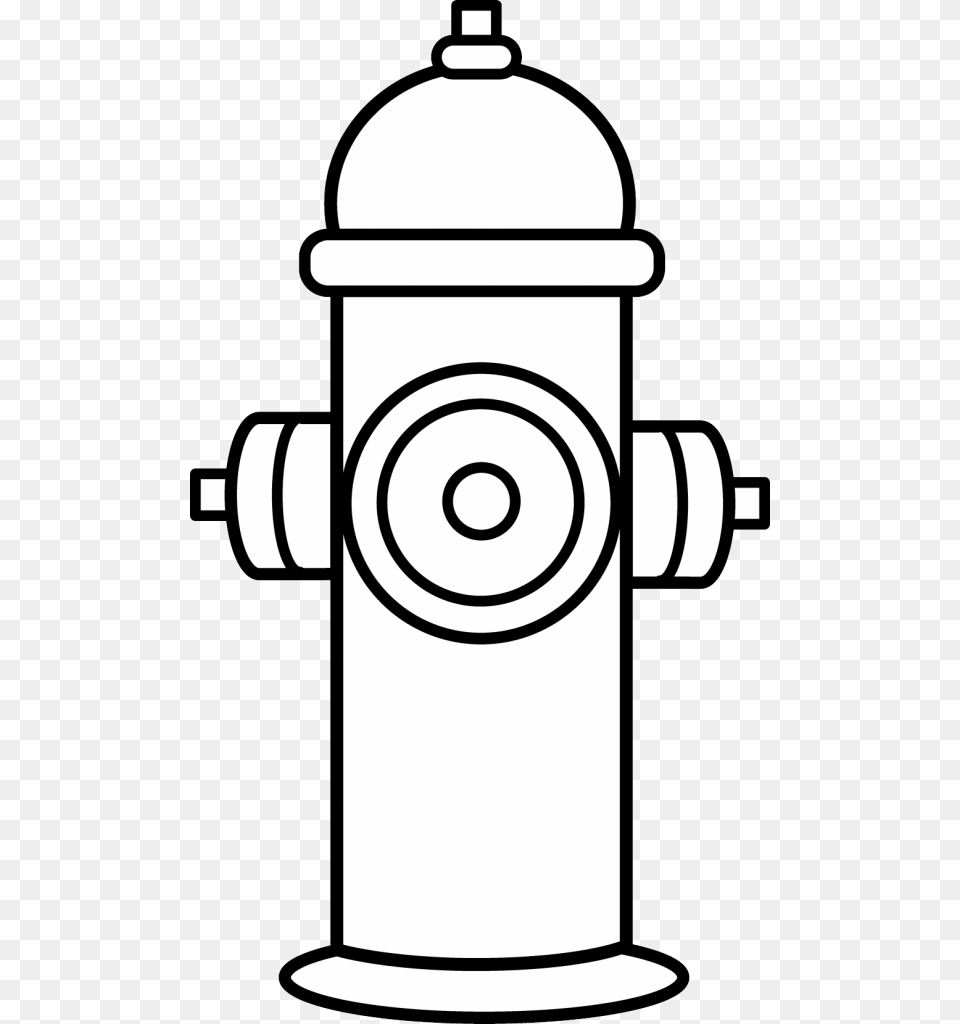 Fireman Hat Coloring, Fire Hydrant, Hydrant Free Png Download