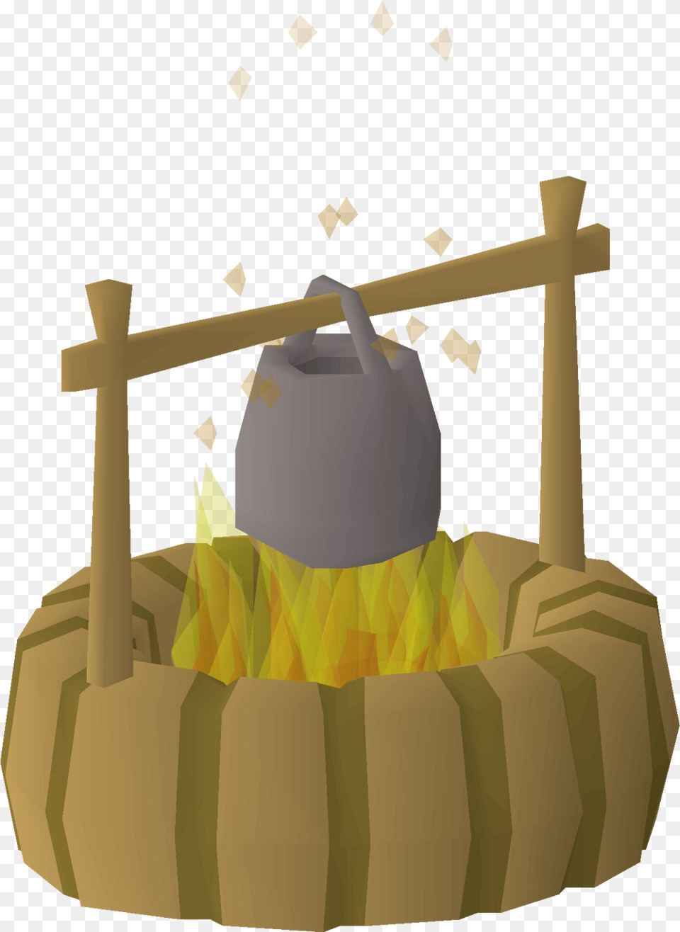 Firepit With Pot Cross, Ammunition, Weapon, Symbol Free Png